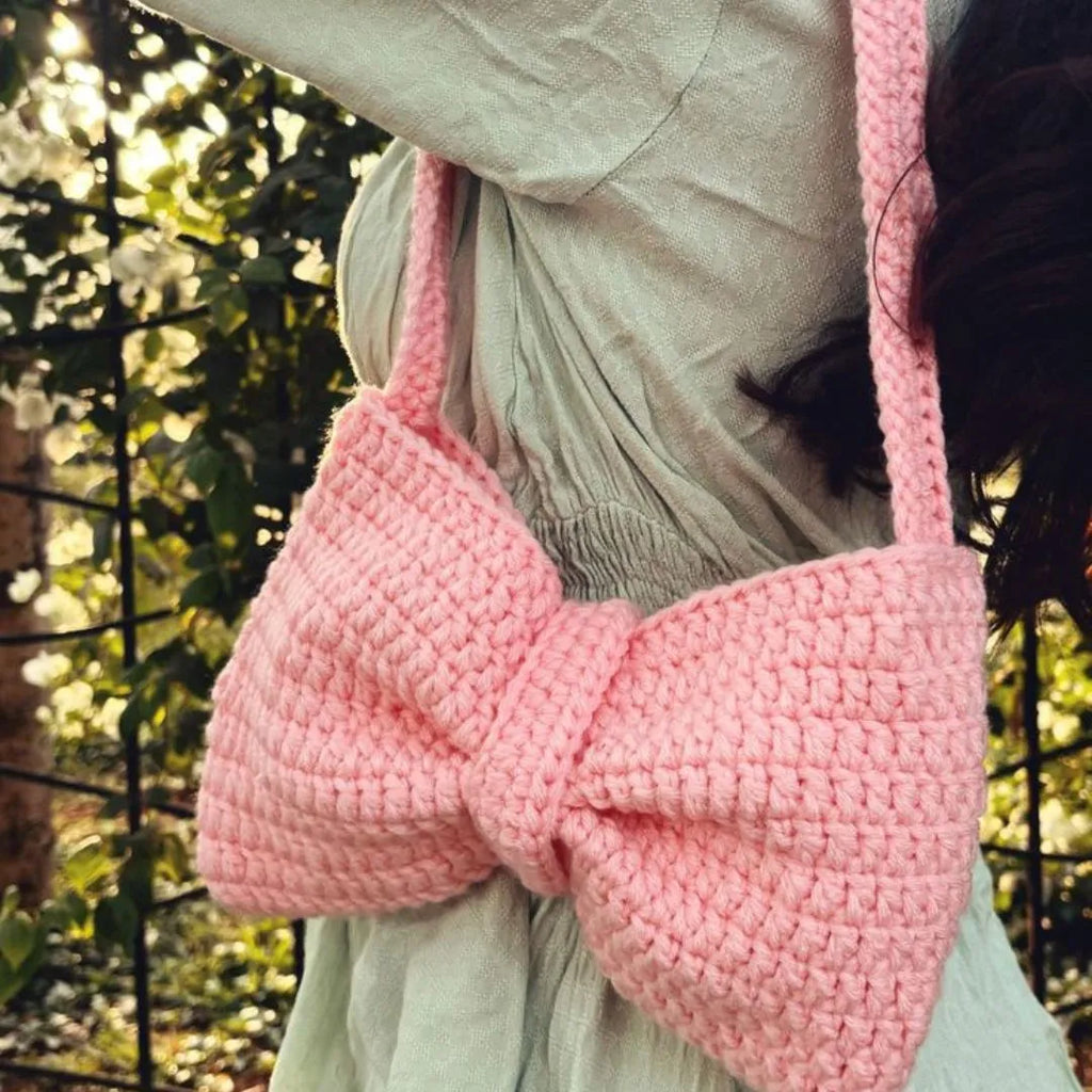 bow bag crochet pattern