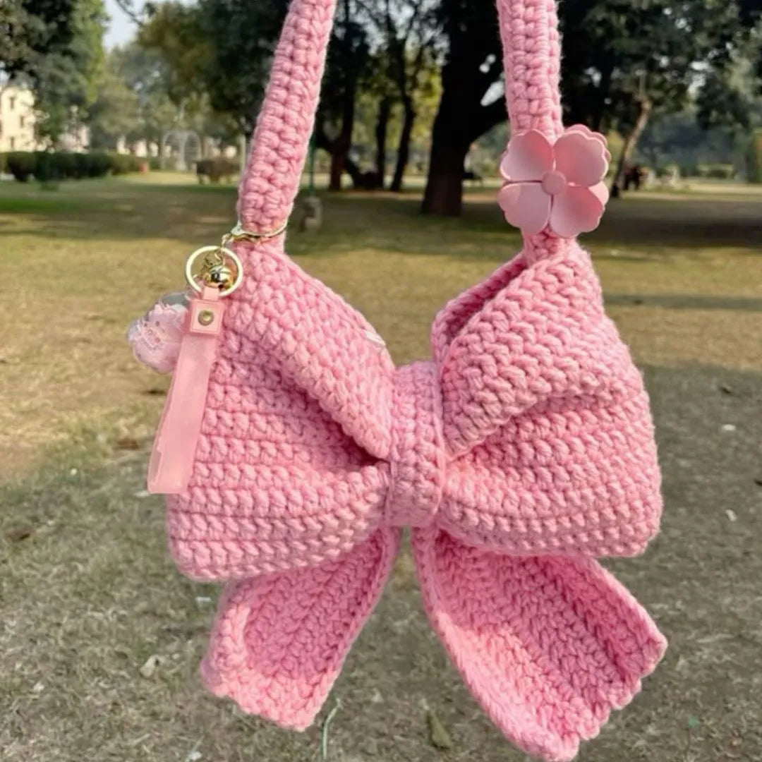bow bag crochet pattern