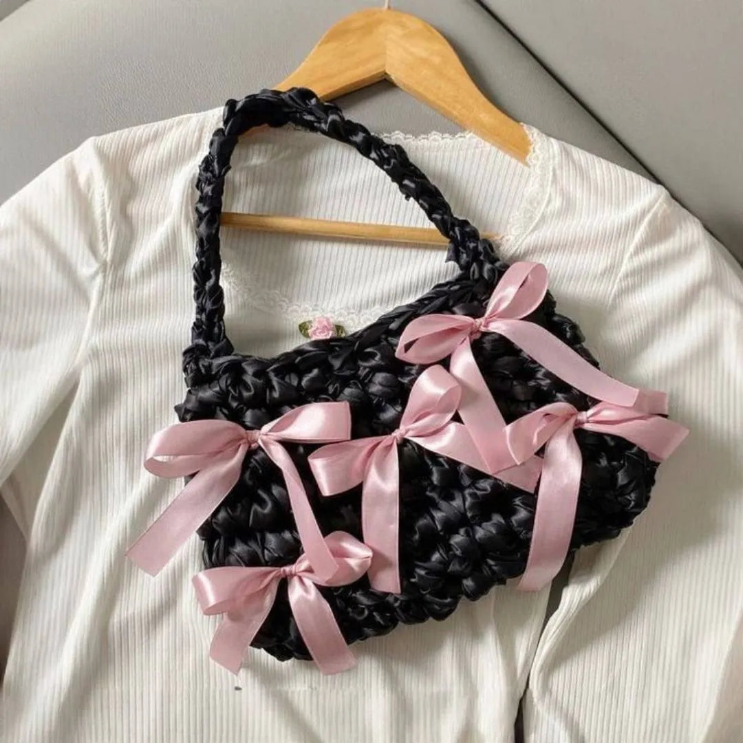 ribbon bag crochet pattern