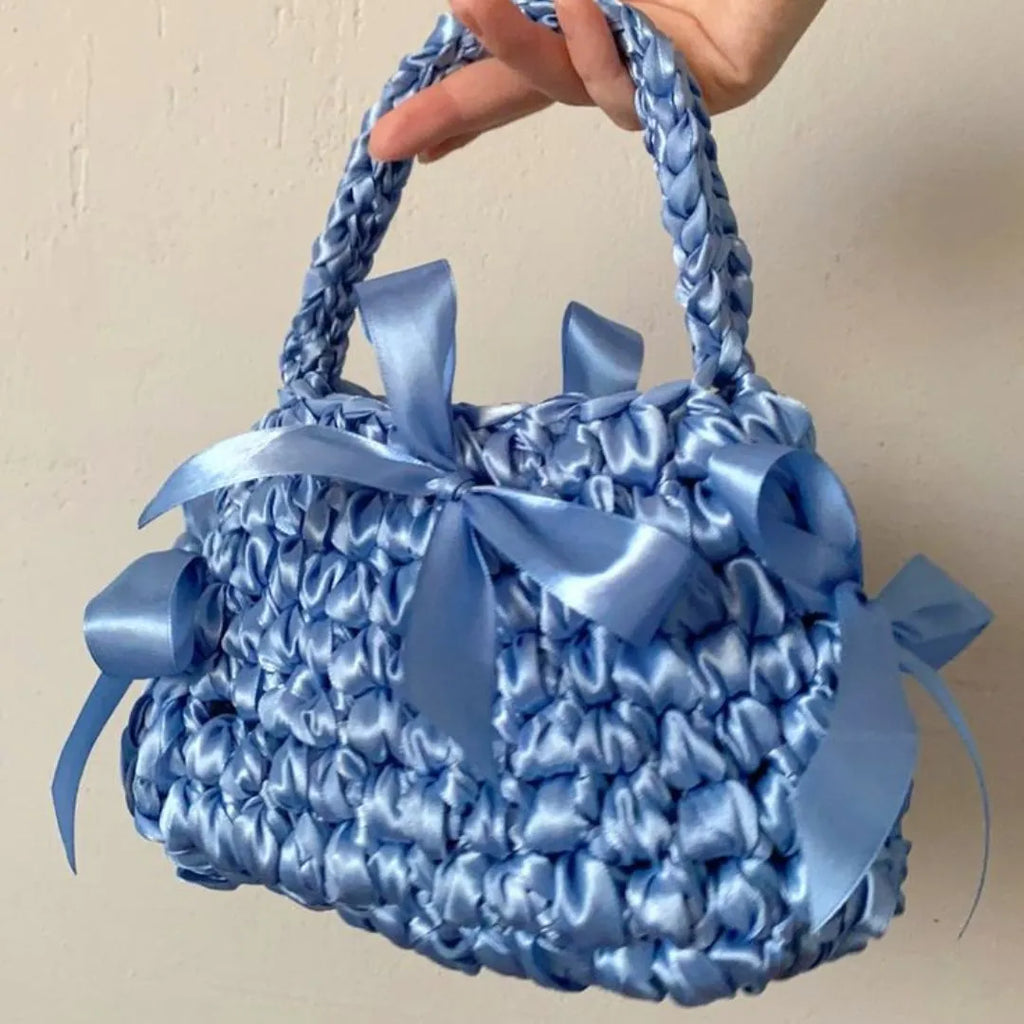 ribbon bag crochet pattern