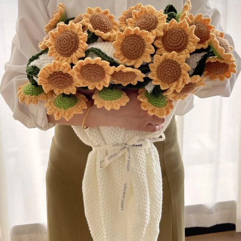 flower bouquet blanket bundle pattern