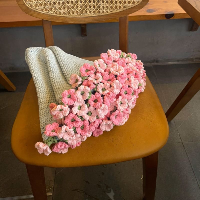 flower bouquet blanket bundle pattern